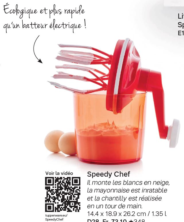 Fiche – SpeedyChef  Tupperware by