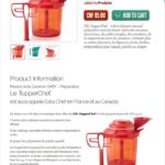 Lien pour fiche technique du TupperChef