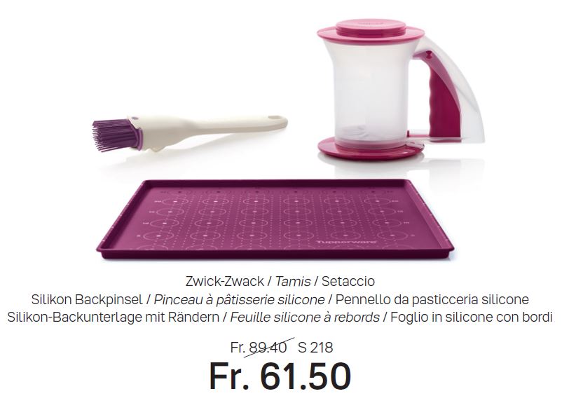 Nouveau pinceau silicone pro pour pâtisserie TUPPERWARE - garanti